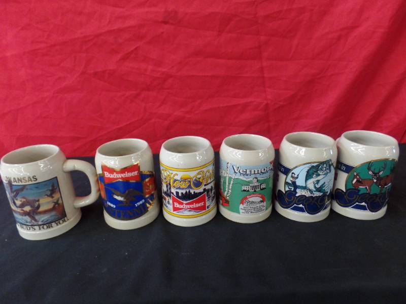 lot 202 image: Budweiser Steins
