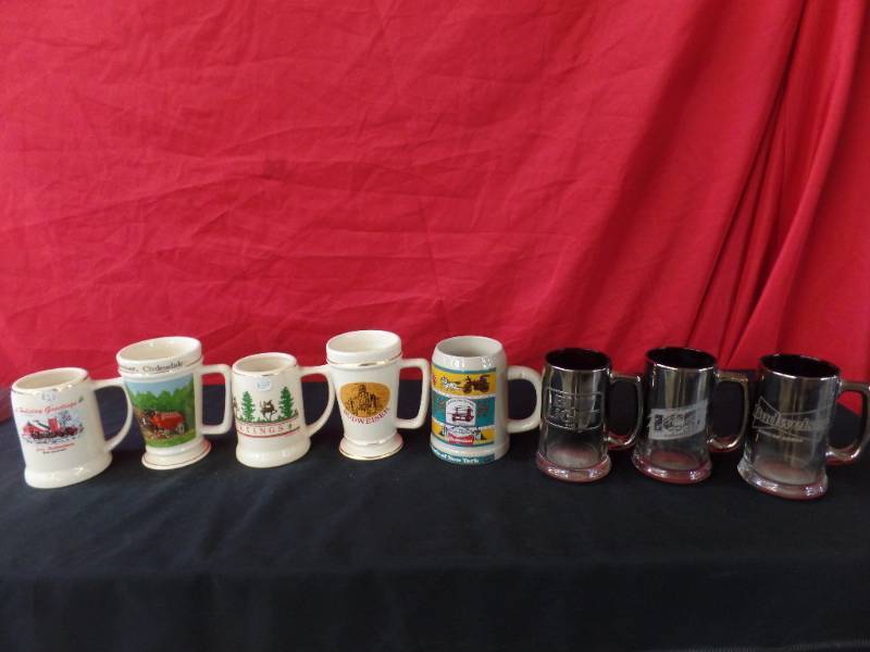 lot 208 image: Budweiser Steins