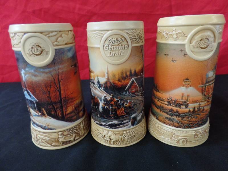 lot 210 image: Miller Terry Redlin Tankards