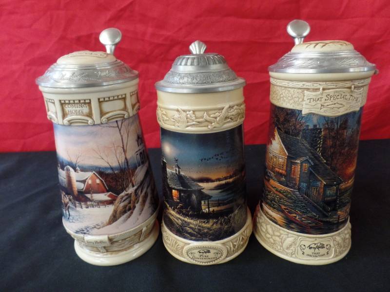 lot 212 image: Terry Redlin  Steins