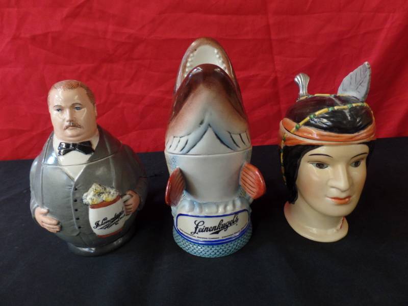 lot 243 image: Leinenkugels Character Steins