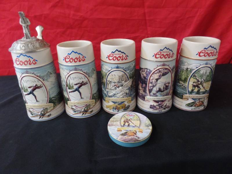 lot 244 image: Coors Series Steins
