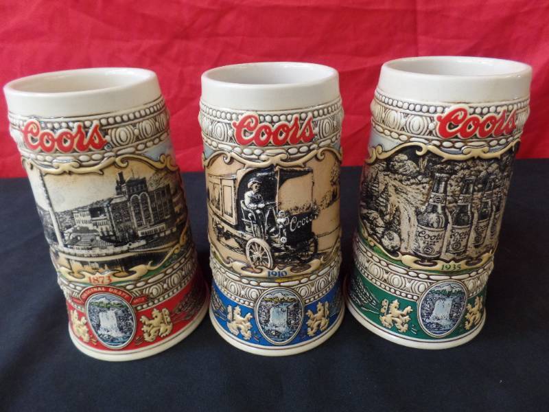 lot 245 image: Coors Numbered  Steins