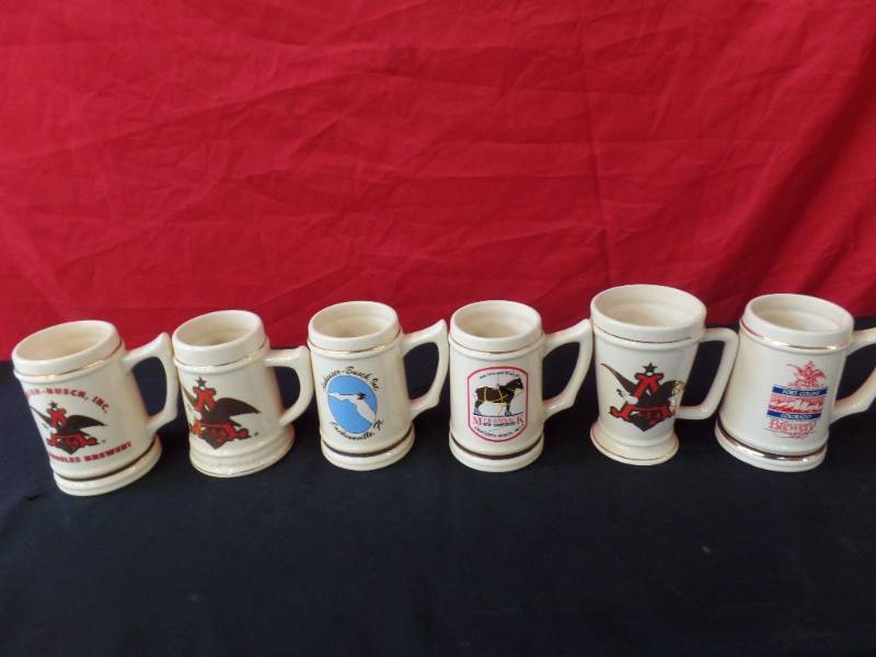 lot 221 image: Anheuser-Busch Steins