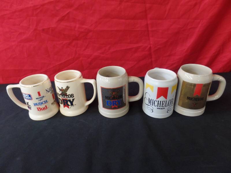 lot 223 image: Michelob Steins-Assorted