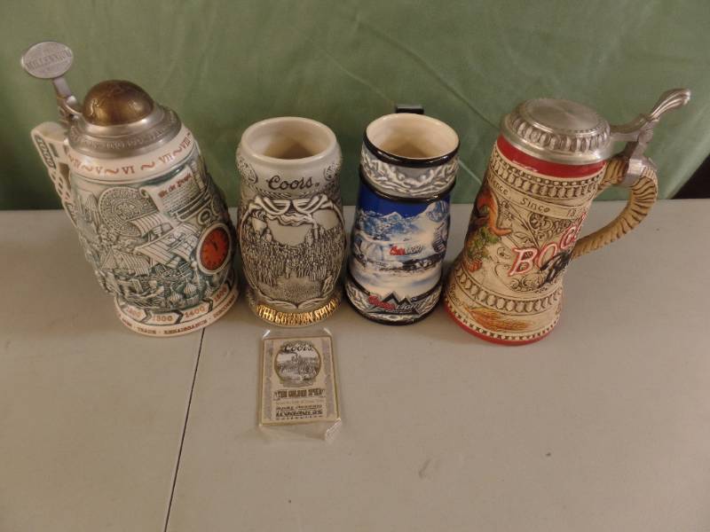 lot 249 image: Coors Steins Assorted