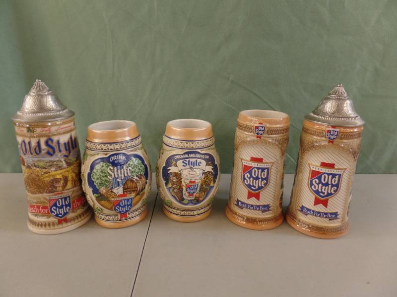 lot 256 image: Old Style Limited Edition Steins