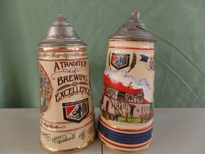 lot 257 image: House of Heileman Edition Steins