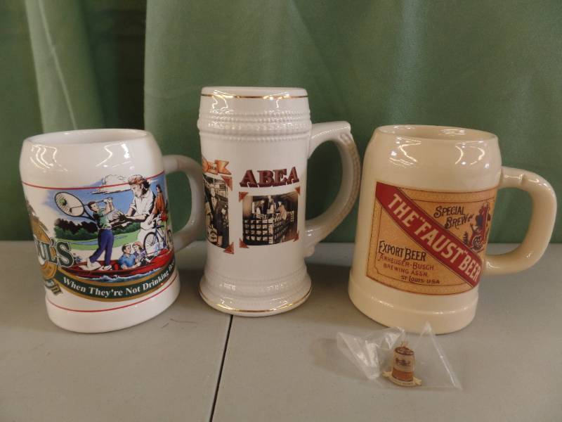 lot 273 image: Anheuser-Busch Steins