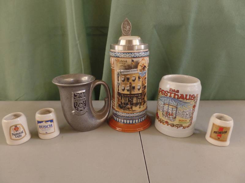lot 277 image: Anheuser-Busch Brand Steins