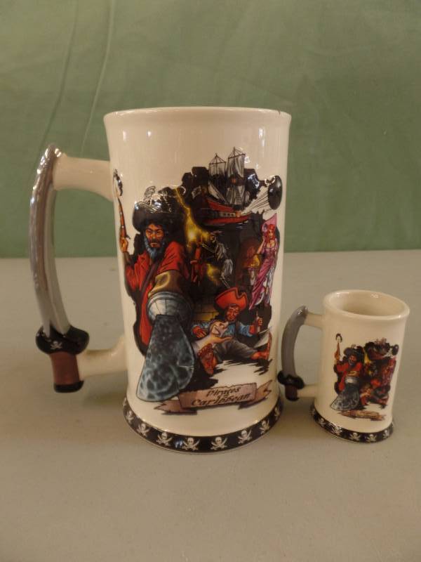 lot 292 image: Pirates of the Caribbeann Steins