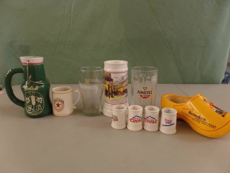 lot 294 image: Assorted Steins & Novelties
