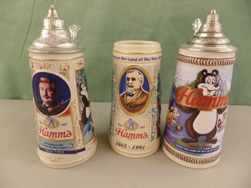 lot 311 image: Hamms Limited Edition Steins