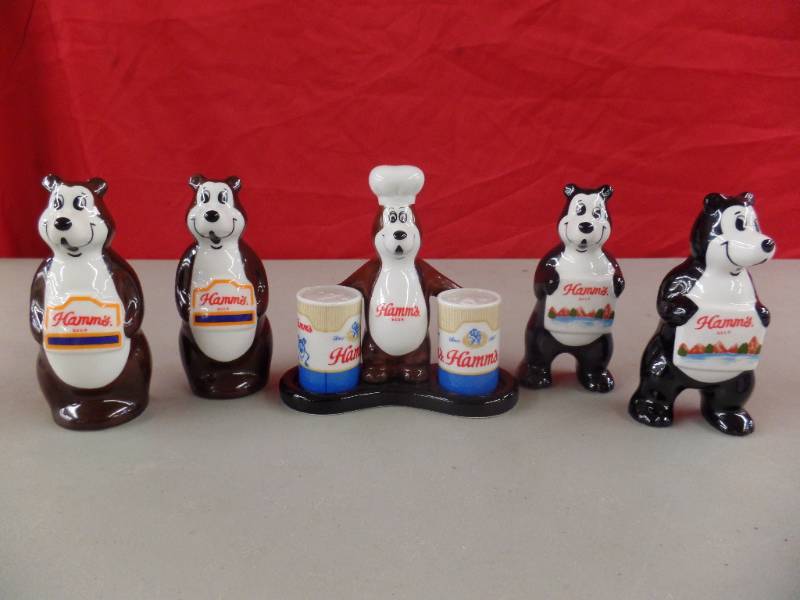 lot 352 image: Hamms Salt & Pepper Shakers