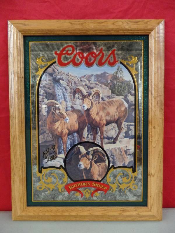 lot 365 image: Coors Nature Series Framed Art