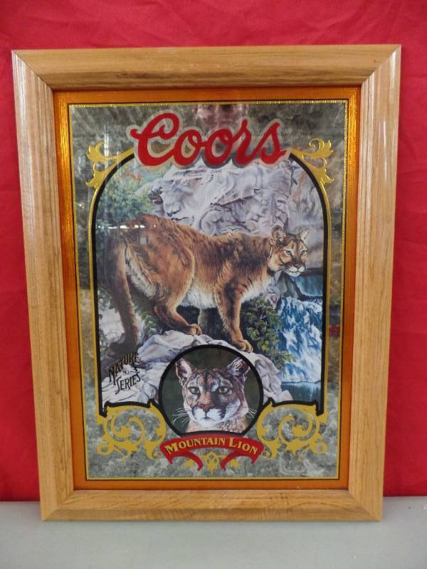 lot 366 image: Coors Nature Sereies Framed Art