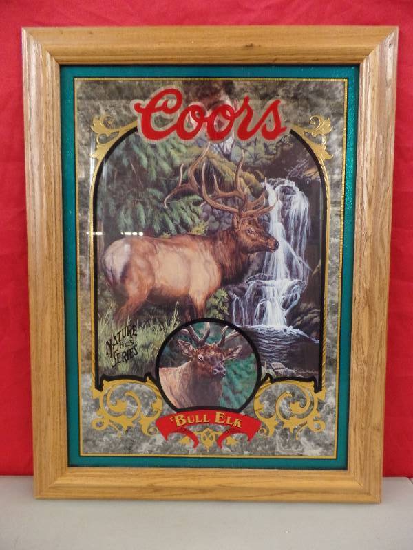 lot 368 image: Coors Nature Series Framed Art