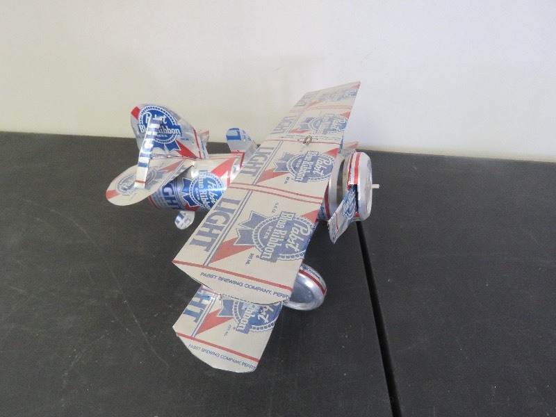 Pabst Blue Ribbon Beercan Airplane