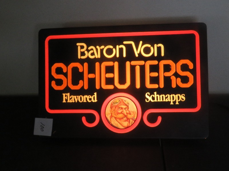 Schnapps Lighted Sign