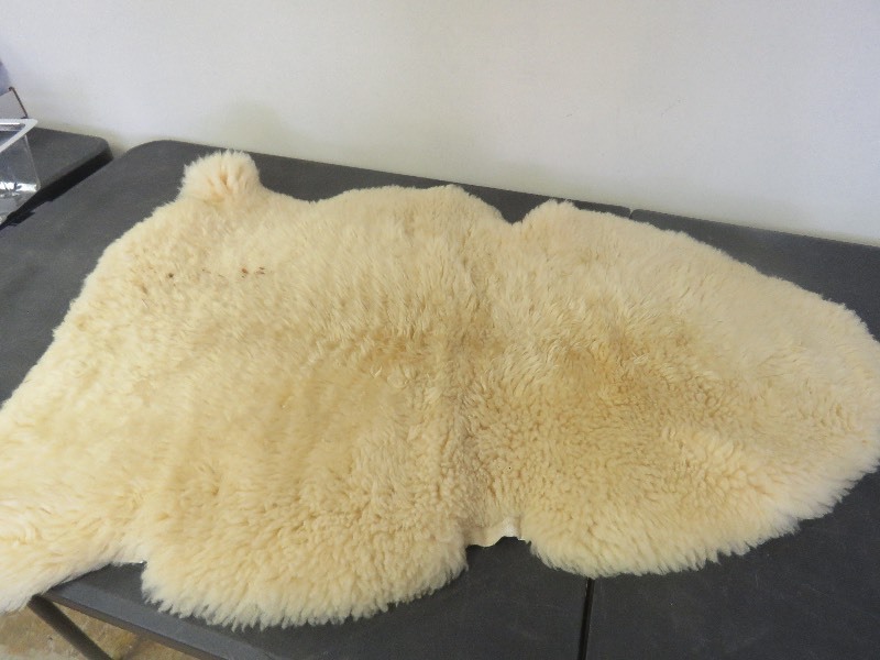 Small fur rug