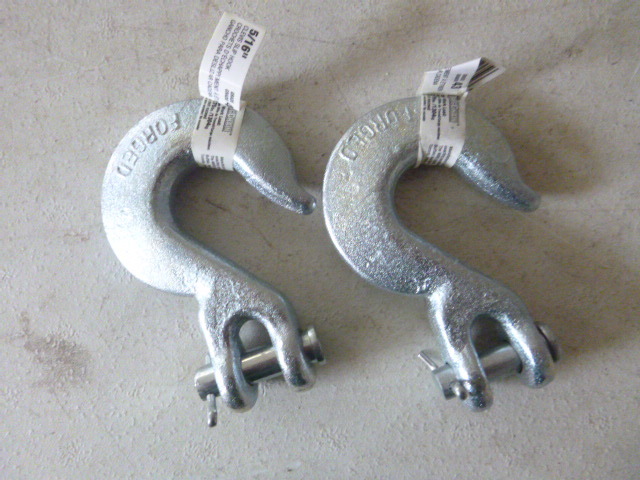 2 Clevis Slip Hooks