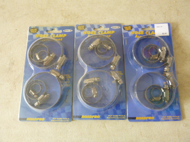 3 Packs of Hose Clamps