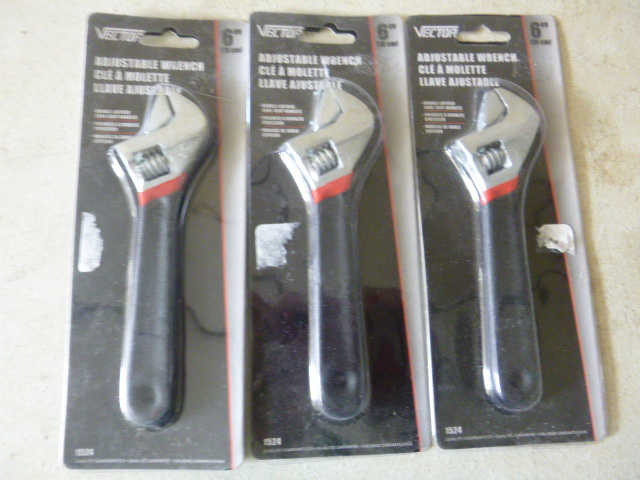 3 Vector Adjustable Wrenches