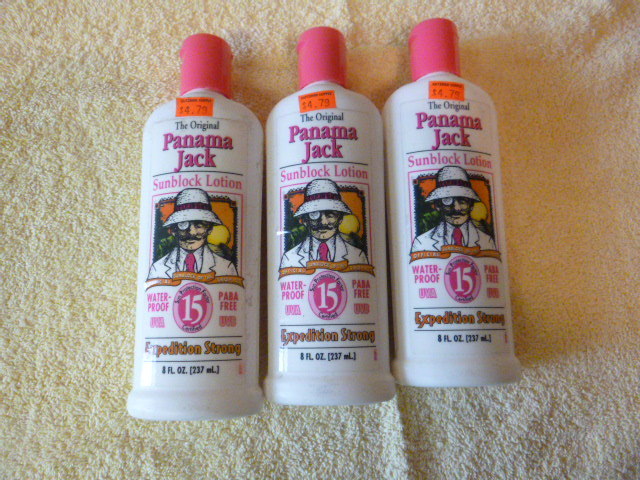 2 Bottles of Panama Jack Sunblock Lotion