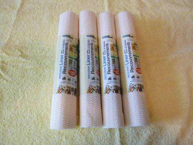 4 Rolls of Gripeze Shelf and Drawer Liners