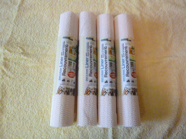4 Rolls of Gripeze Shelf and Drawer Liners