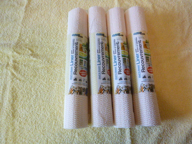 4 Rolls of Gripeze Shelf and Drawer Liners