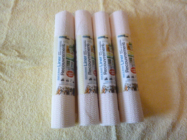 4 Rolls of Gripeze Shelf and Drawer Liners