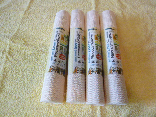 4 Rolls of Gripeze Shelf and Drawer Liners