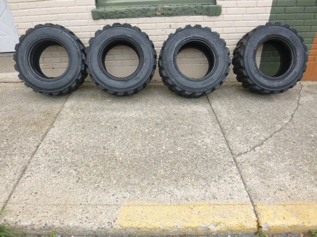 4 NEW Allied RBT Skid Loader Tires