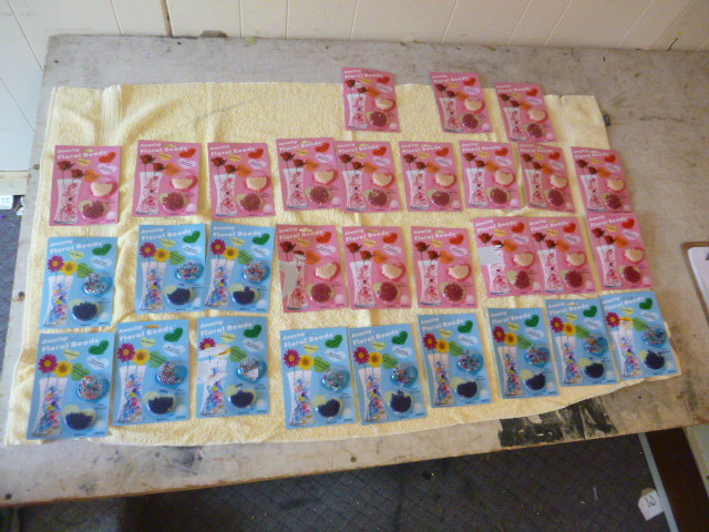30 Packs of Floral Beads