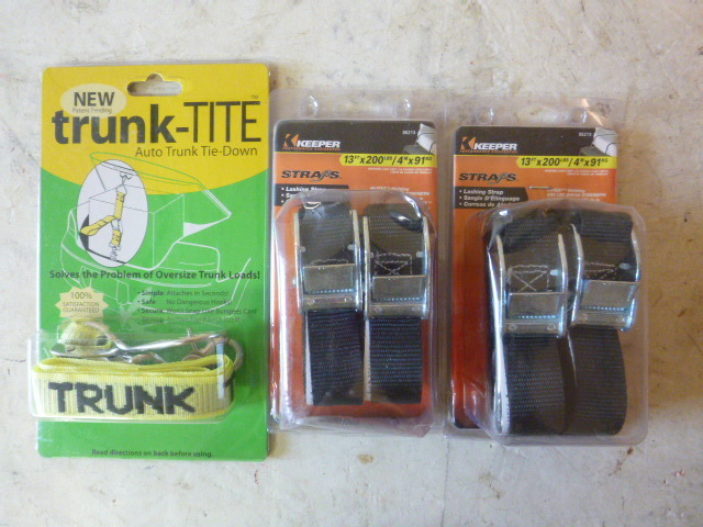 4 Keeper Straps and Trunk Tite Strap