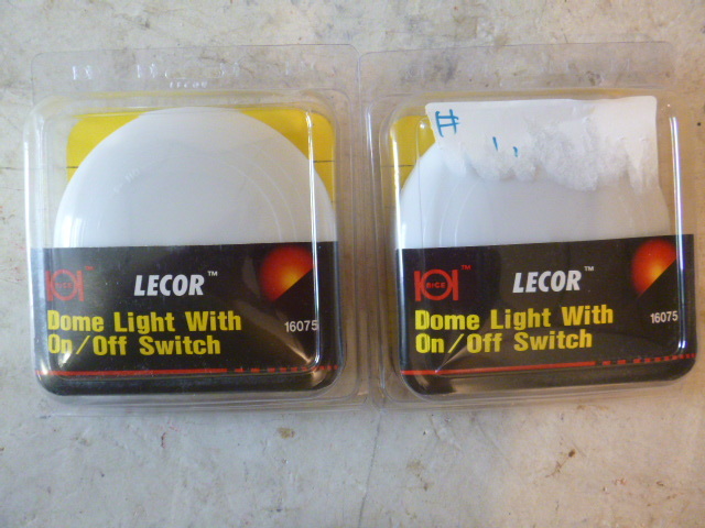 2 Lecor Hardwire Dome Lights