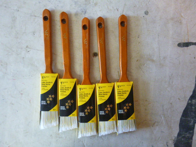 5 Five Star Pain Brushes