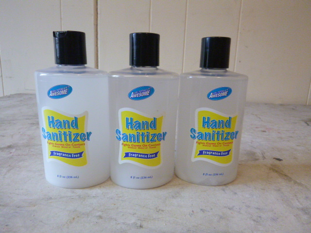 3 Bottles of Hand Sanitizer