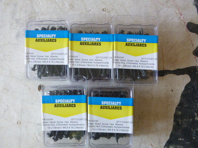 5 Packs of Sheet Metal Screw Hex Washers