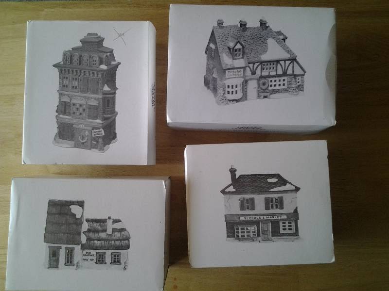 lot 66 image: Department 56 Porcelain With Original Boxes