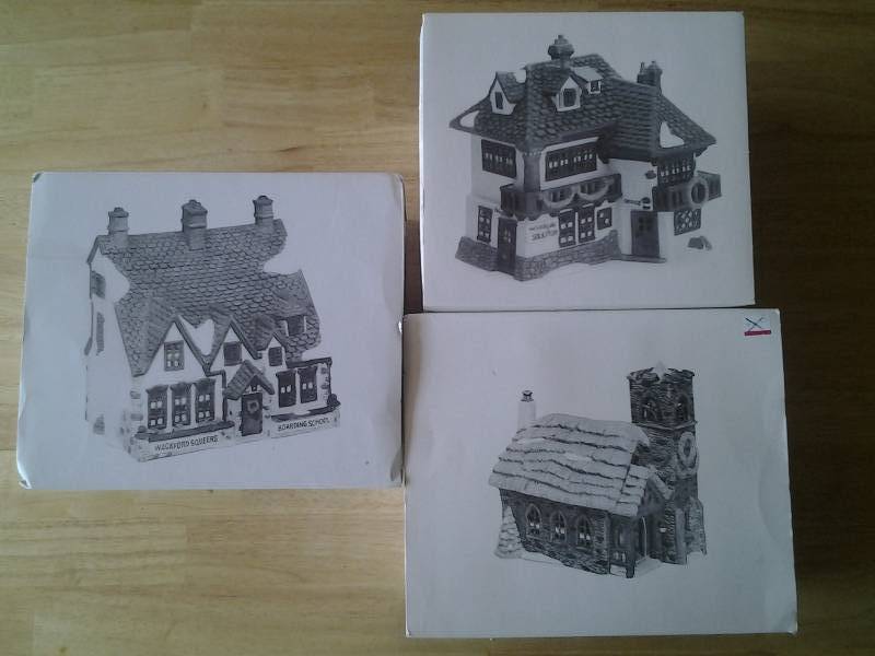 lot 68 image: 3 Department 56 Porcelains With Original Boxes