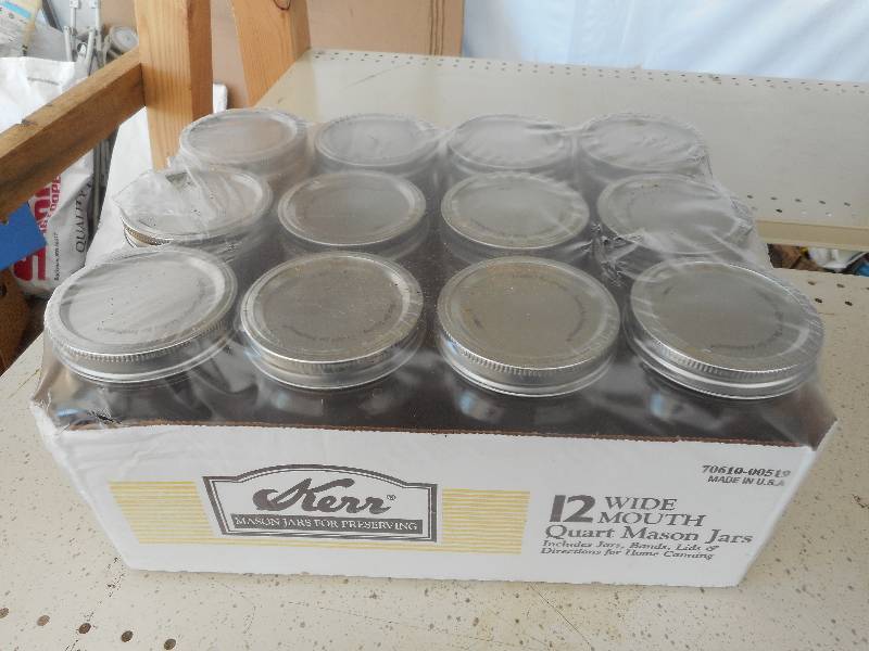 FULL CASE KERR WIDE MOUTH CANNING JARS