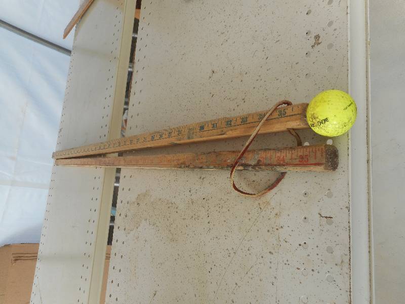 2 WOODEN RULERS
