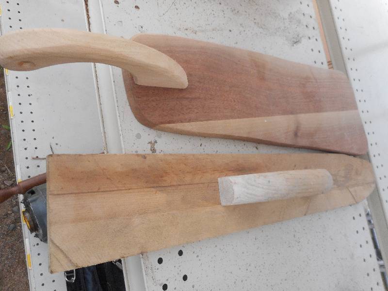 2 WOODEN DOUGH BOARDS