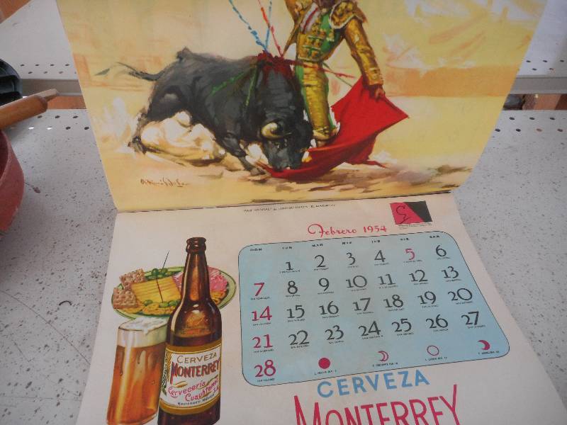 1954 CARTA BLANCA CALANDER
