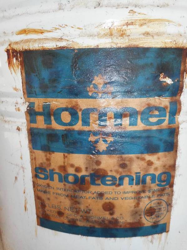 VINTAGE HORMEL SHORTNING CAN