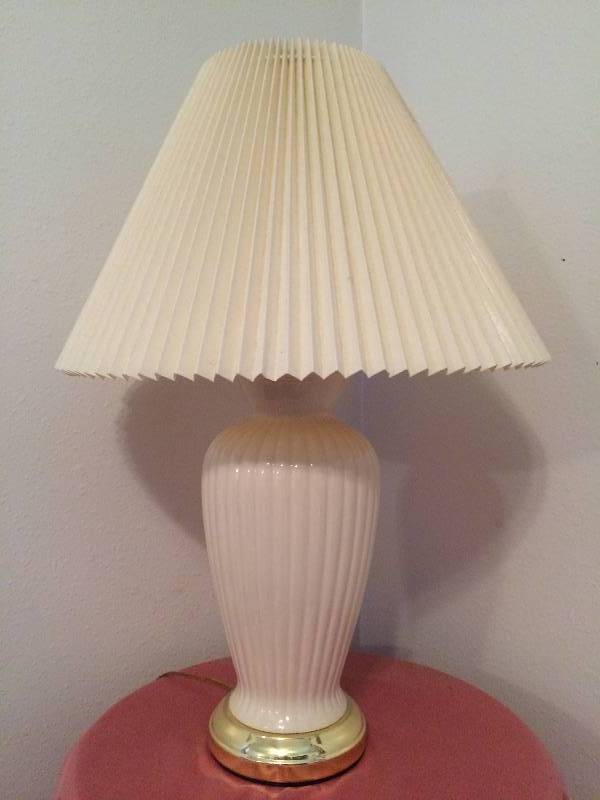 Round Table and Lamp