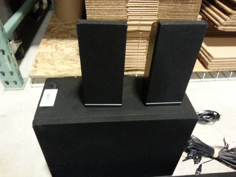 lot 12 image: VIZIO 38 5.1 Sound Bar with Wireless Subwoofer & Rear Satellite Speakers