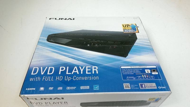 lot 33 image: Funai DP170FX4 DVD Player with FULL HD Up-Conversion w Remote Control